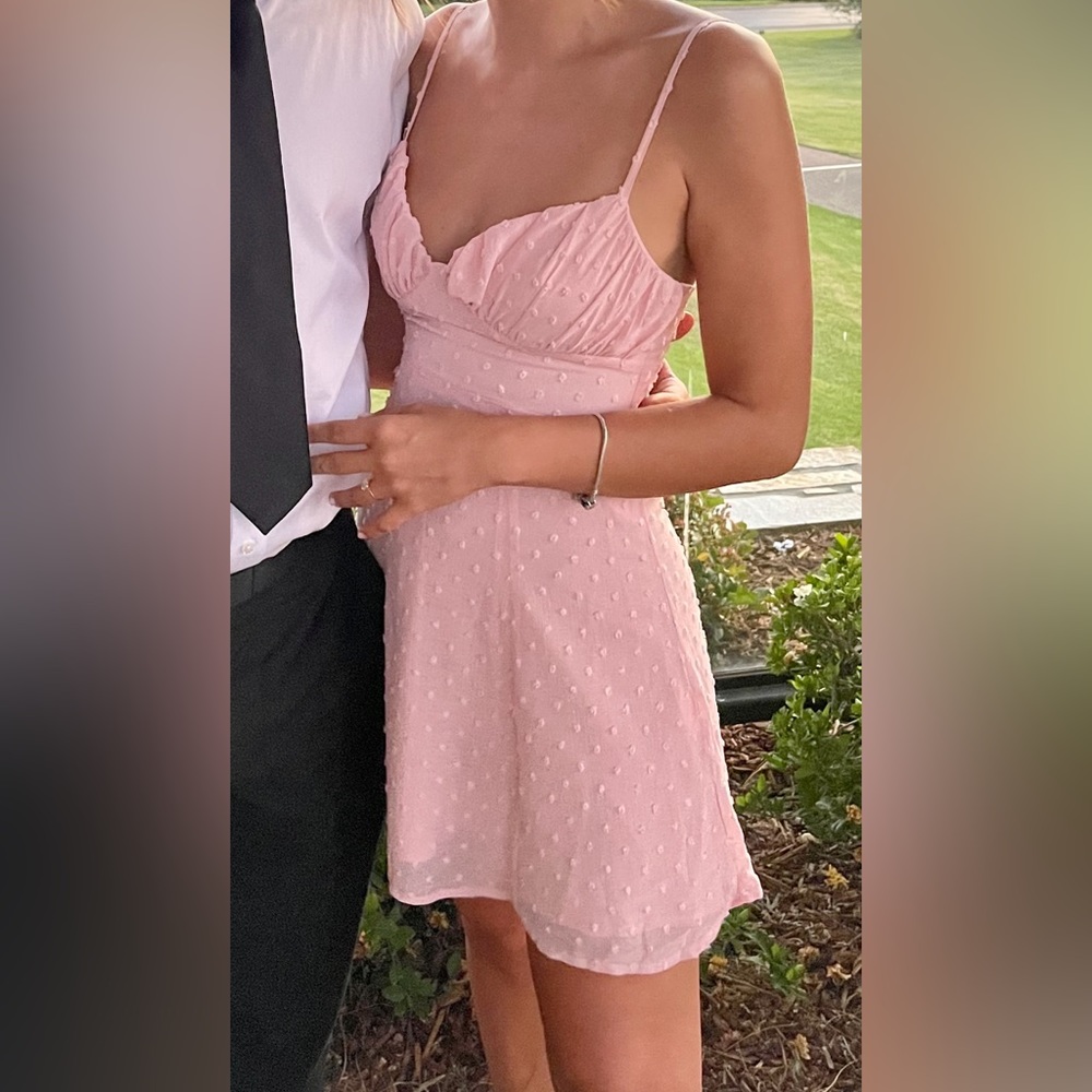 Saints + Secrets | Pink Textured Dress